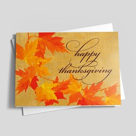 Branched Out Thanksgiving Card