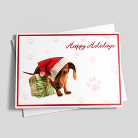 Holiday Dog Card