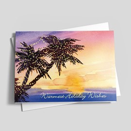 Watercolor Palm Trees