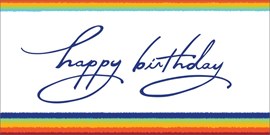 Vivid Colors Birthday Card