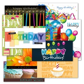 Birthday Party Card Set (50)