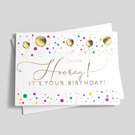 Hooray! Birthday Card