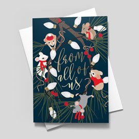 Merry Mice Holiday Card