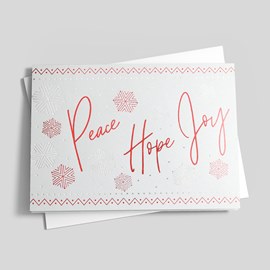 Joy Candy Holiday Card