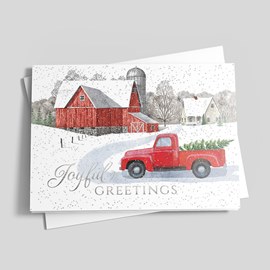 On the Farm Holiday Card