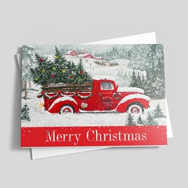 Holiday Town Christmas Card