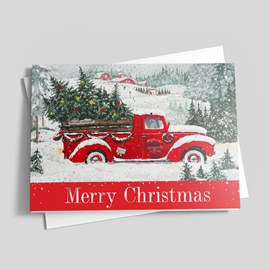 Holiday Town Christmas Card