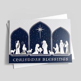 Midnight Blessings Christmas Card