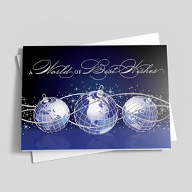 Worlds Of Wishes Holiday Card