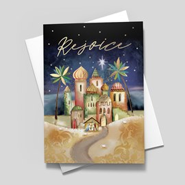 Bethlehem Rejoice Christmas Card
