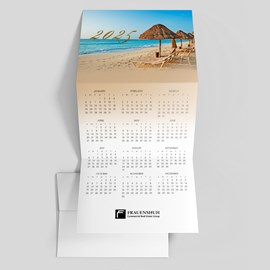 Tropical Paradise Calendar Card