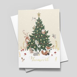 Forest Friends Holiday Card