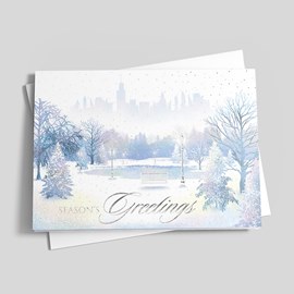 Silver City Scene Holiday Card