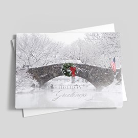 Frozen Crossing Holiday Card