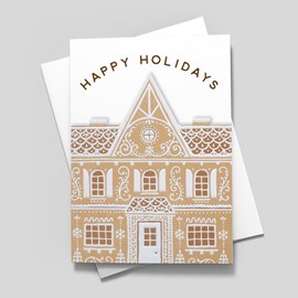 Gingerbread Greetings Holiday Card