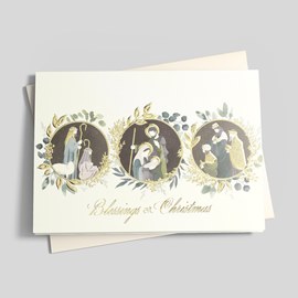 Many Blessings Christmas Card