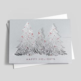 Folded Trees Holiday Card
