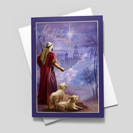 Holy Night Christmas Card