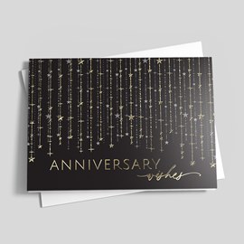 Star Wishes Anniversary Card