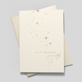 Star Fall Sympathy Card