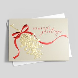 Intricate Pinecone Holiday Card