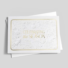 Seasonal Symbols Holiday Card
