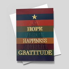 Inspirational Tree Holiday Card