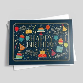 Celebration Birthday Card