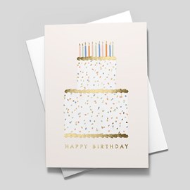 Sprinkle Cake Birthday Card