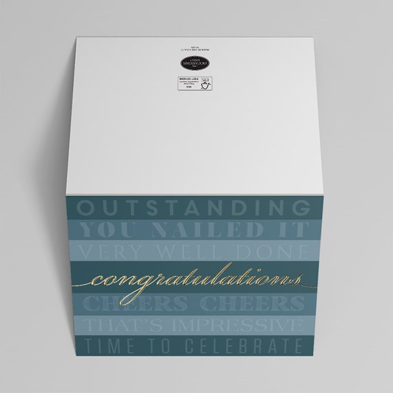 text design with congratulations and motivational phrases