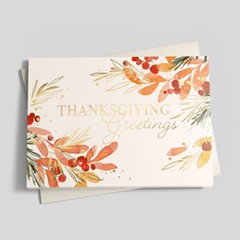 Fall Wonder Thanksgiving Card