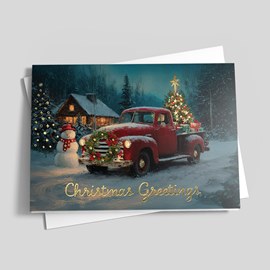 Midnight Delivery Christmas Card