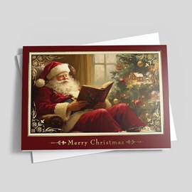 Santa's Storytime Christmas Card