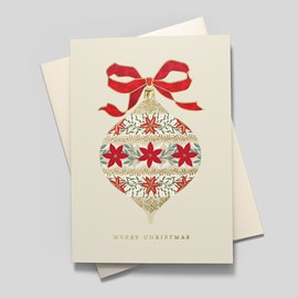Intricate Ornament Christmas Card
