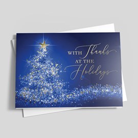 Dazzling Tree Holiday Card
