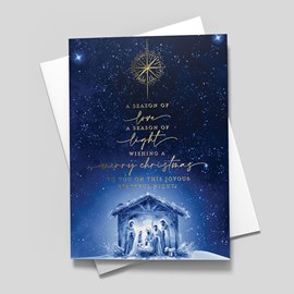 On This Night Christmas Card