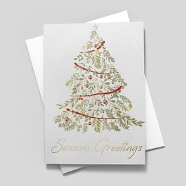 Elegant Tree Holiday Card