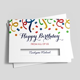 Streamers and Confetti