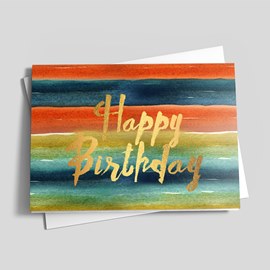 Birthday Watercolors