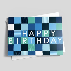 Checkered Birthday