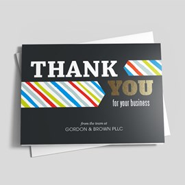 Retro Business Thanks