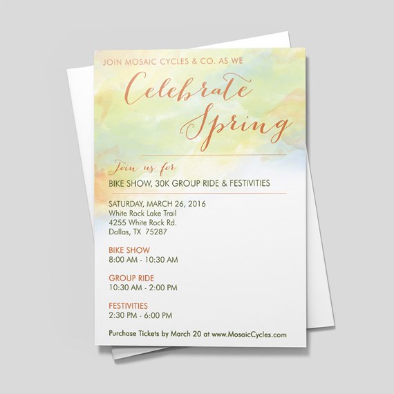 Spring Celebration Invitation