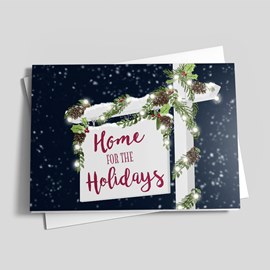 Decorated Holiday Sign
