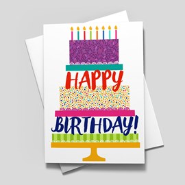 3-Tier Happy Birthday