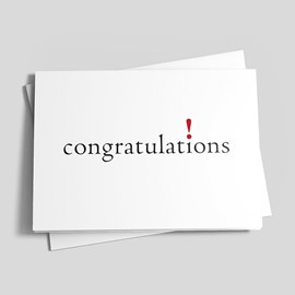 Simple Congratulations