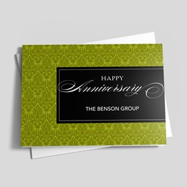 Green Damask Anniversary