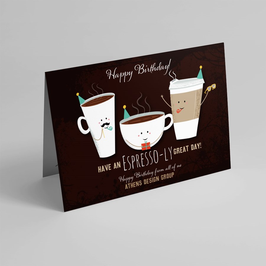 Cute Cold Brew Coffee Accessories Greeting Card
