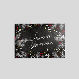 Seasonal Chalkboard Postcard