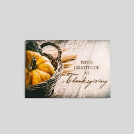 Thanksgiving Gratitude Postcard
