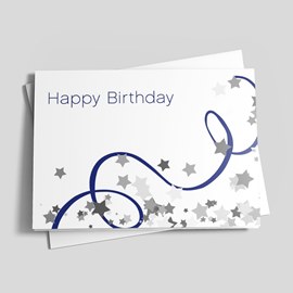 Birthday Stars and Streamers